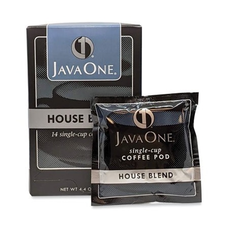 Java Trading Co. Java One, Coffee Pods, House Blend, Single Cup, 14PK 40300